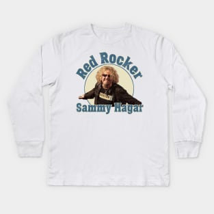 Retro Sammy Hagar The Red Rock Kids Long Sleeve T-Shirt